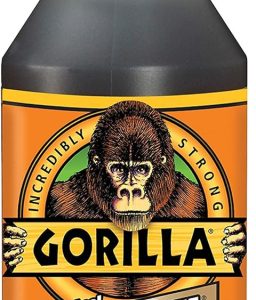 Gorilla Original Gorilla Glue, Brown, Waterproof Polyurethane Glue, 8 Ounce (Pack of 1) - Expands Into Materials, All Purpose