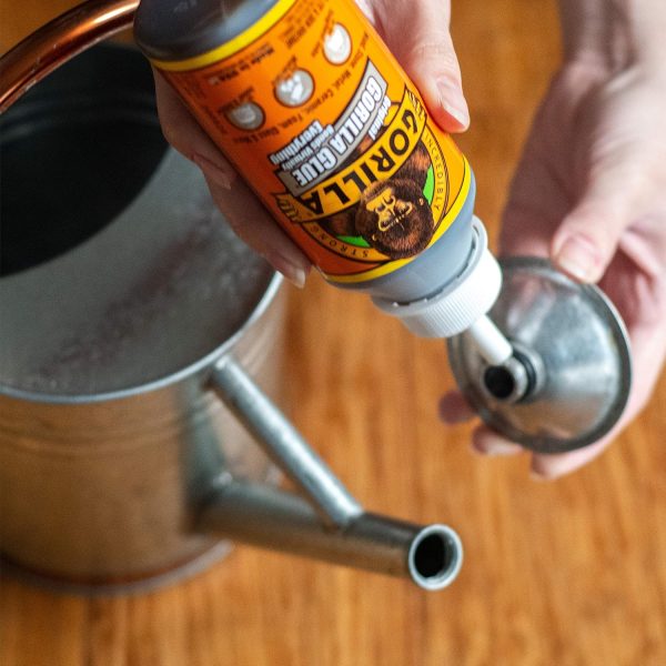 Gorilla Original Gorilla Glue, Brown, Waterproof Polyurethane Glue, 8 Ounce (Pack of 1) - Expands Into Materials, All Purpose - Image 5