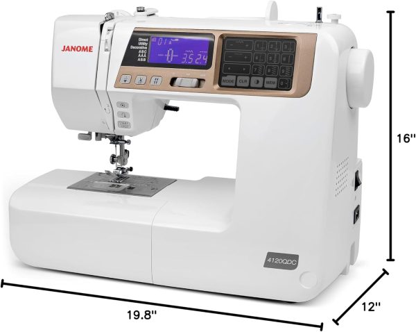 Janome 4120QDC-T Computerized Quilting and Sewing Machine with Bonus Quilt Kit - Image 6